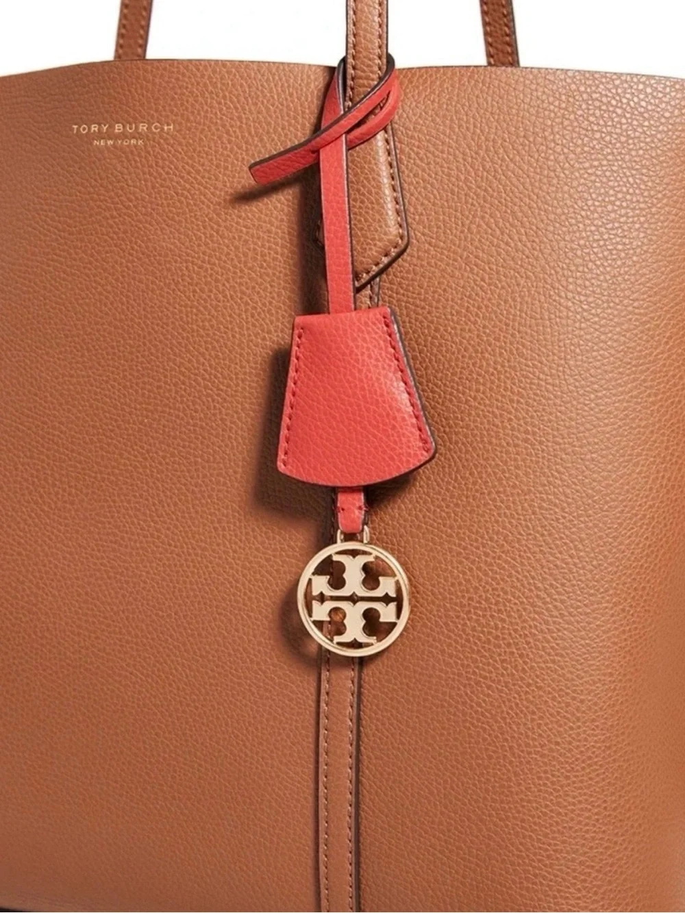 ▪️NWT Tory Burch Perry Leather Tote in Light Umber